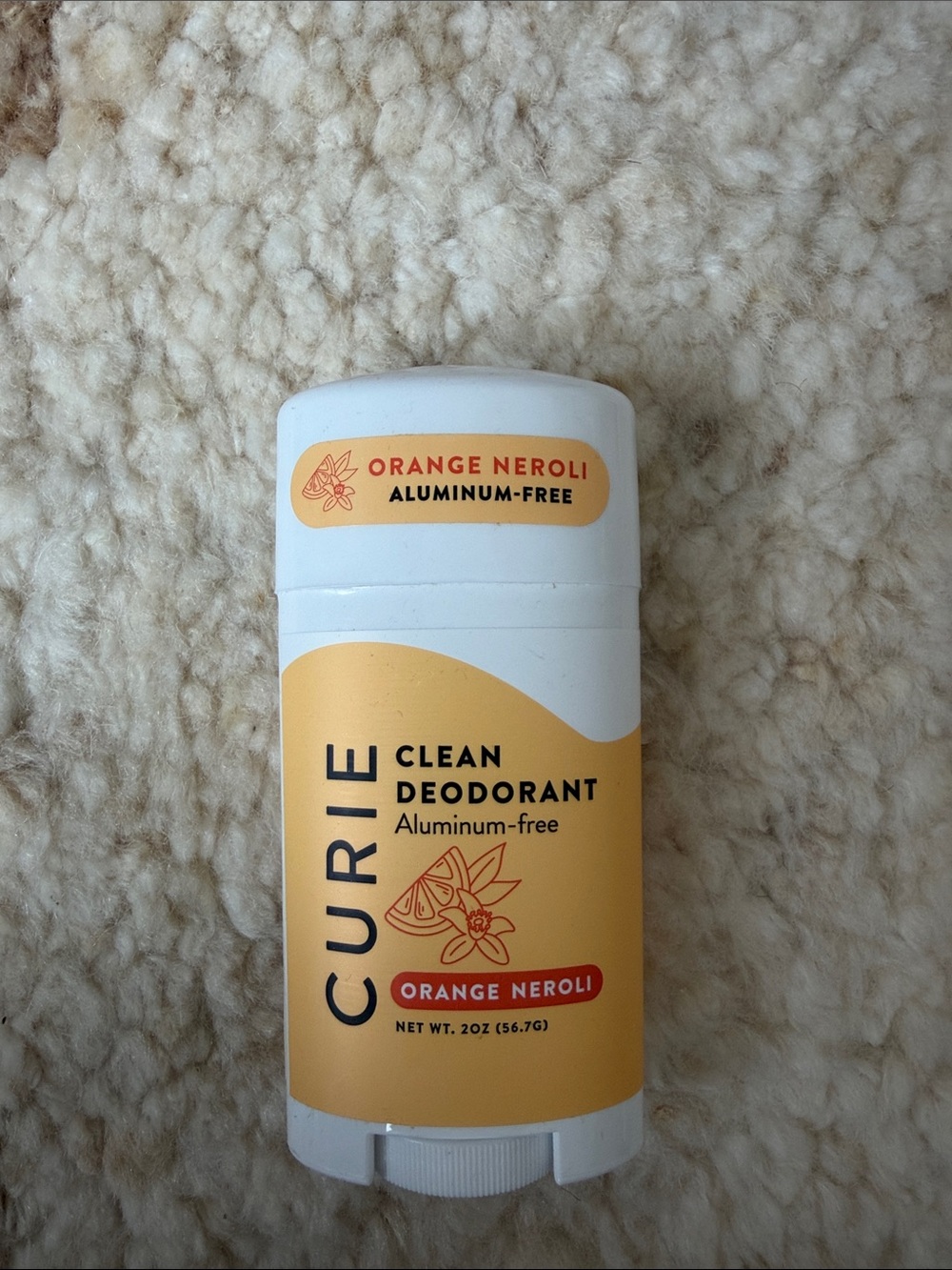 Orange Neroli Clean Deodorant - Aluminum-Free (Yellow)
